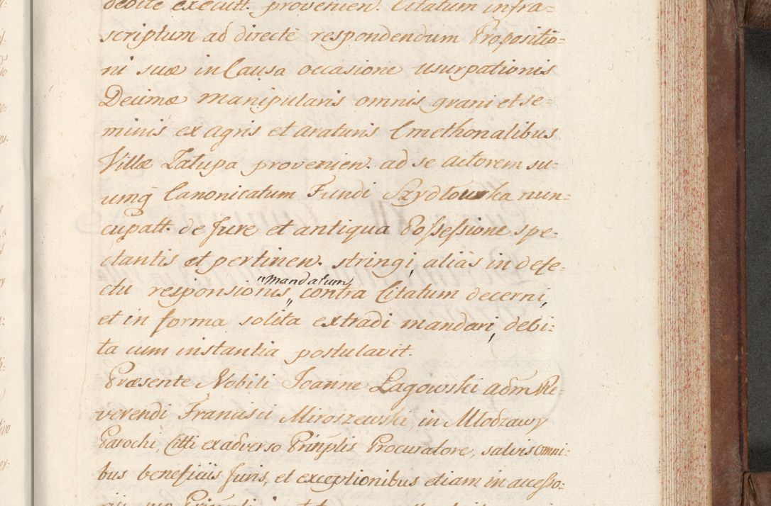 Zdjęcie nr 553 dla obiektu archiwalnego: Volumen VI actorum episcopalium R. D. Joannis Małachowski, episcopi Cracoviensis, ducis Severiae de anno 1692 et 1693, quorum index ad finem videatur