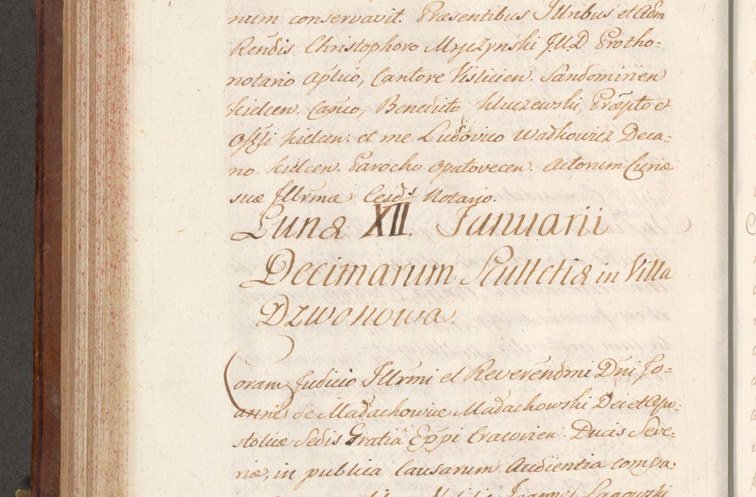 Zdjęcie nr 554 dla obiektu archiwalnego: Volumen VI actorum episcopalium R. D. Joannis Małachowski, episcopi Cracoviensis, ducis Severiae de anno 1692 et 1693, quorum index ad finem videatur