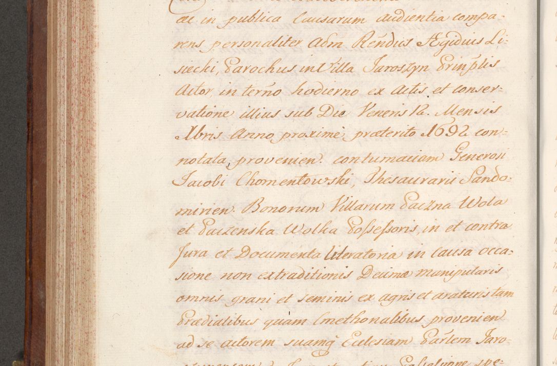 Zdjęcie nr 550 dla obiektu archiwalnego: Volumen VI actorum episcopalium R. D. Joannis Małachowski, episcopi Cracoviensis, ducis Severiae de anno 1692 et 1693, quorum index ad finem videatur