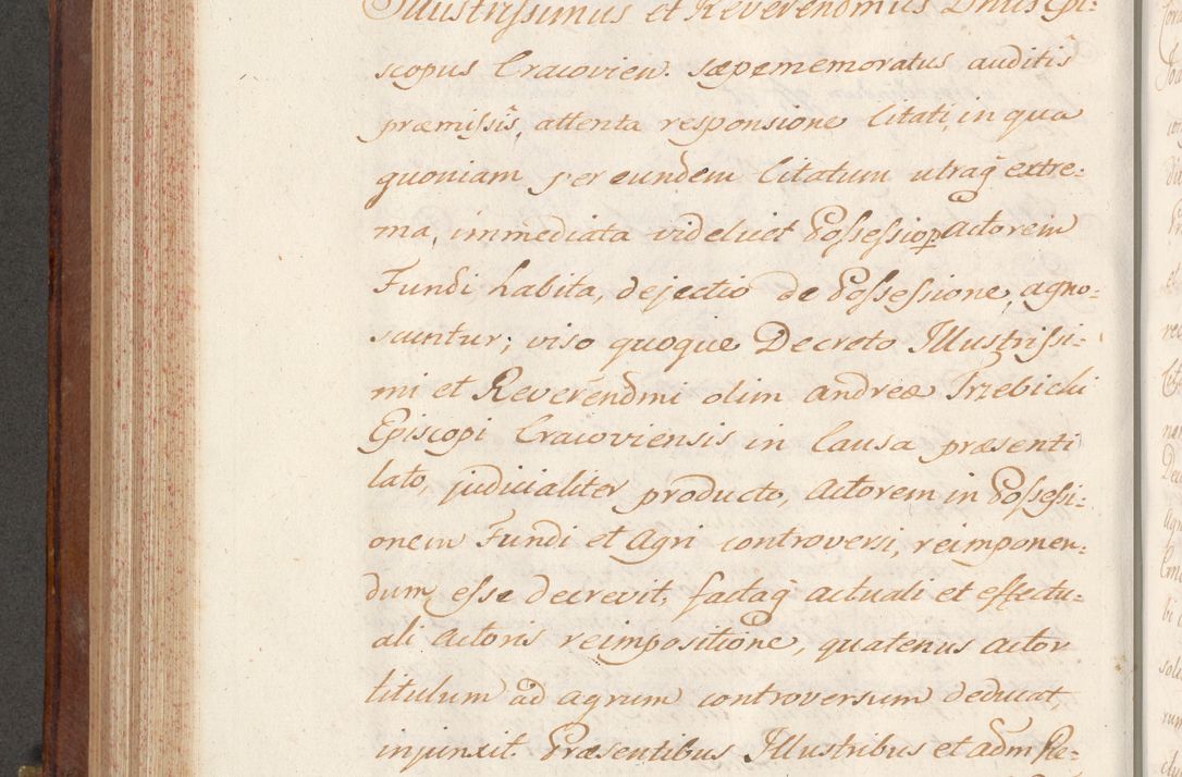 Zdjęcie nr 542 dla obiektu archiwalnego: Volumen VI actorum episcopalium R. D. Joannis Małachowski, episcopi Cracoviensis, ducis Severiae de anno 1692 et 1693, quorum index ad finem videatur