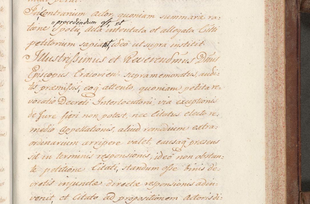 Zdjęcie nr 541 dla obiektu archiwalnego: Volumen VI actorum episcopalium R. D. Joannis Małachowski, episcopi Cracoviensis, ducis Severiae de anno 1692 et 1693, quorum index ad finem videatur