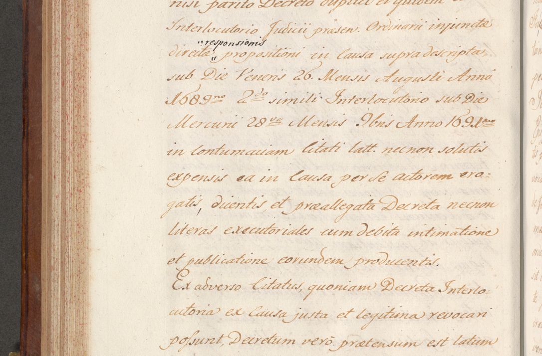 Zdjęcie nr 540 dla obiektu archiwalnego: Volumen VI actorum episcopalium R. D. Joannis Małachowski, episcopi Cracoviensis, ducis Severiae de anno 1692 et 1693, quorum index ad finem videatur