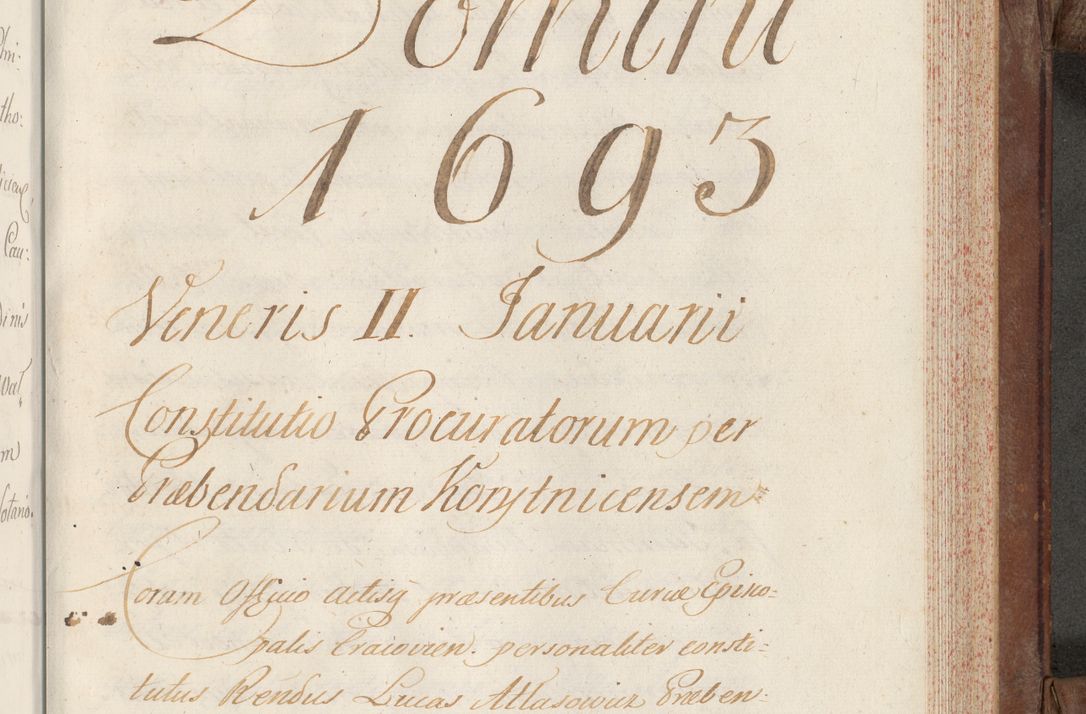 Zdjęcie nr 537 dla obiektu archiwalnego: Volumen VI actorum episcopalium R. D. Joannis Małachowski, episcopi Cracoviensis, ducis Severiae de anno 1692 et 1693, quorum index ad finem videatur