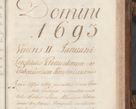 Zdjęcie nr 537 dla obiektu archiwalnego: Volumen VI actorum episcopalium R. D. Joannis Małachowski, episcopi Cracoviensis, ducis Severiae de anno 1692 et 1693, quorum index ad finem videatur