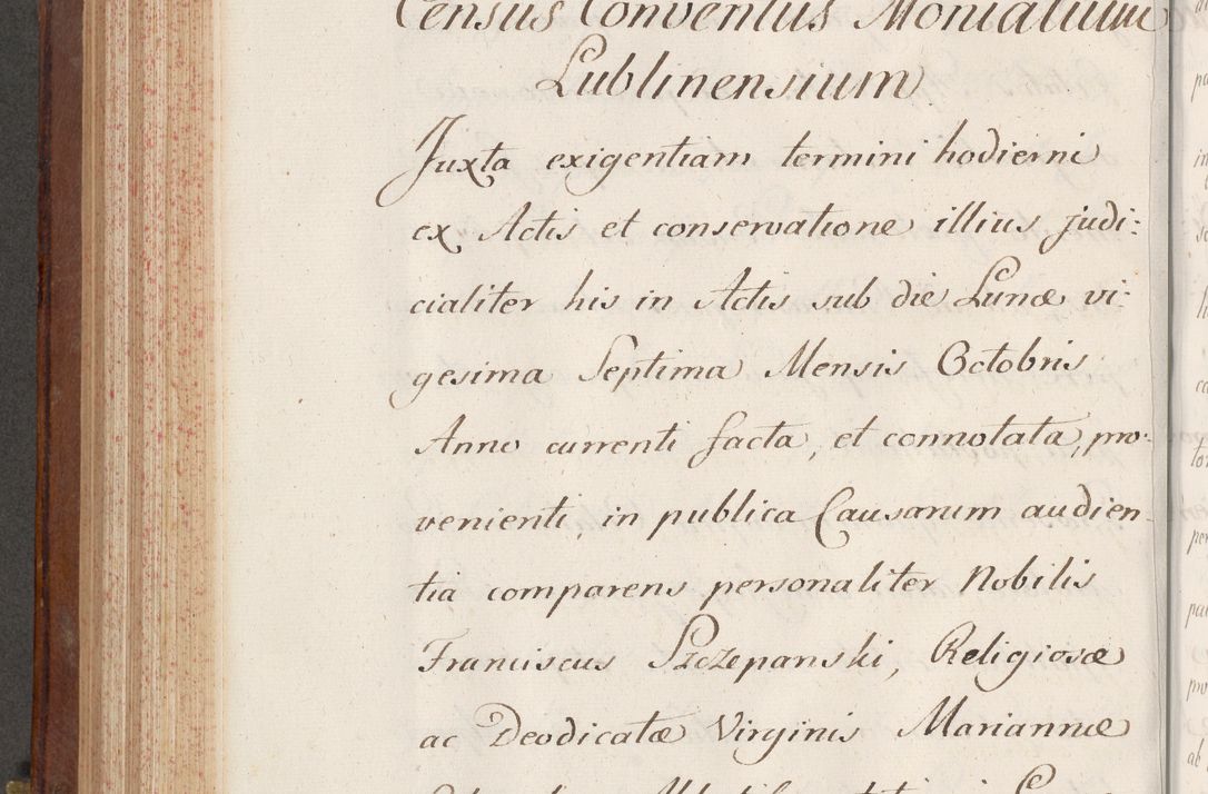 Zdjęcie nr 532 dla obiektu archiwalnego: Volumen VI actorum episcopalium R. D. Joannis Małachowski, episcopi Cracoviensis, ducis Severiae de anno 1692 et 1693, quorum index ad finem videatur