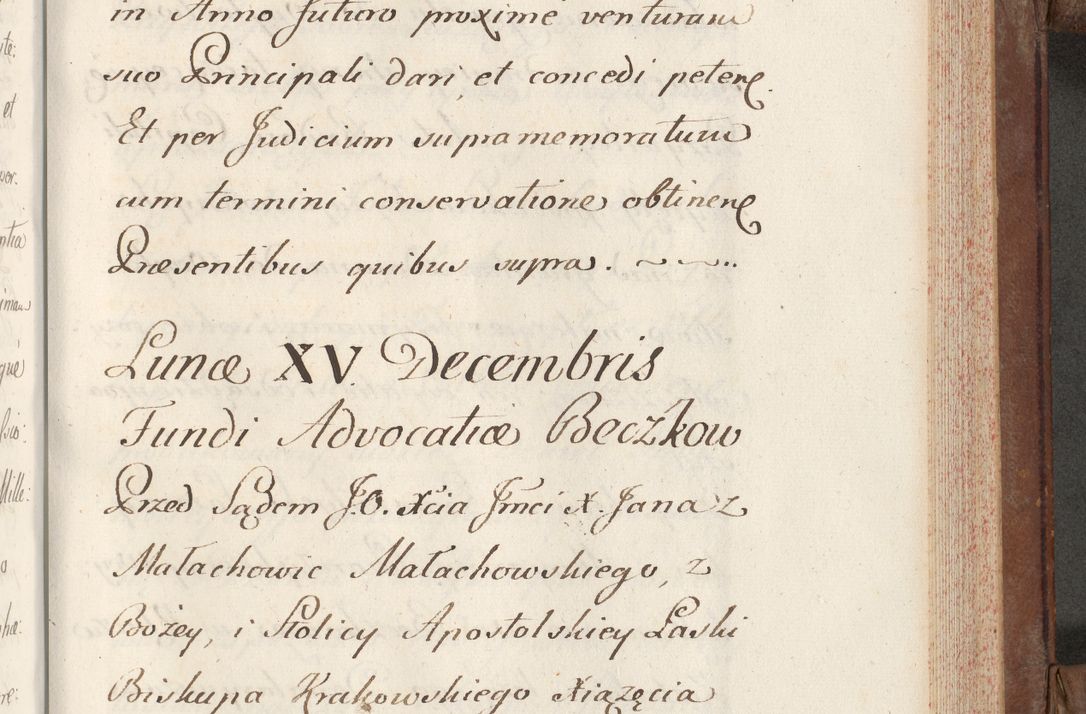 Zdjęcie nr 505 dla obiektu archiwalnego: Volumen VI actorum episcopalium R. D. Joannis Małachowski, episcopi Cracoviensis, ducis Severiae de anno 1692 et 1693, quorum index ad finem videatur