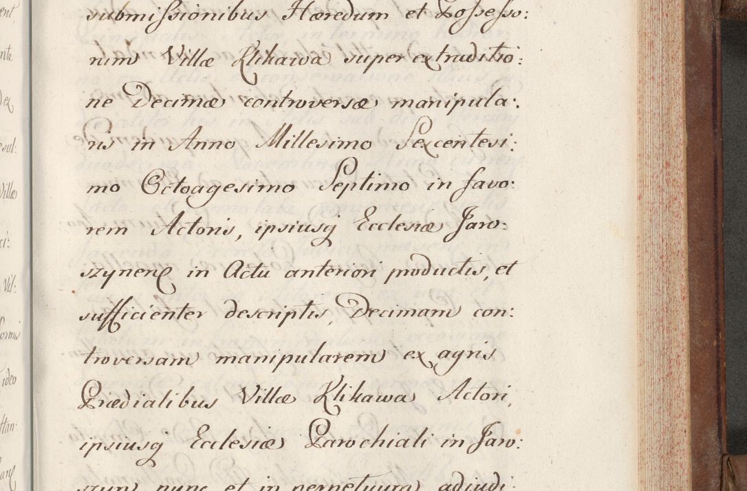 Zdjęcie nr 499 dla obiektu archiwalnego: Volumen VI actorum episcopalium R. D. Joannis Małachowski, episcopi Cracoviensis, ducis Severiae de anno 1692 et 1693, quorum index ad finem videatur