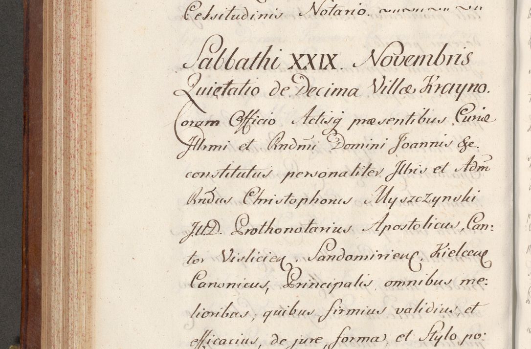 Zdjęcie nr 478 dla obiektu archiwalnego: Volumen VI actorum episcopalium R. D. Joannis Małachowski, episcopi Cracoviensis, ducis Severiae de anno 1692 et 1693, quorum index ad finem videatur