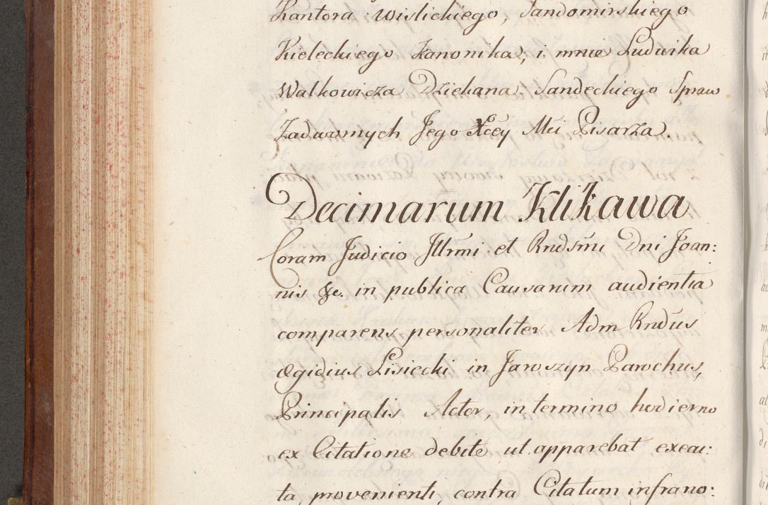 Zdjęcie nr 454 dla obiektu archiwalnego: Volumen VI actorum episcopalium R. D. Joannis Małachowski, episcopi Cracoviensis, ducis Severiae de anno 1692 et 1693, quorum index ad finem videatur