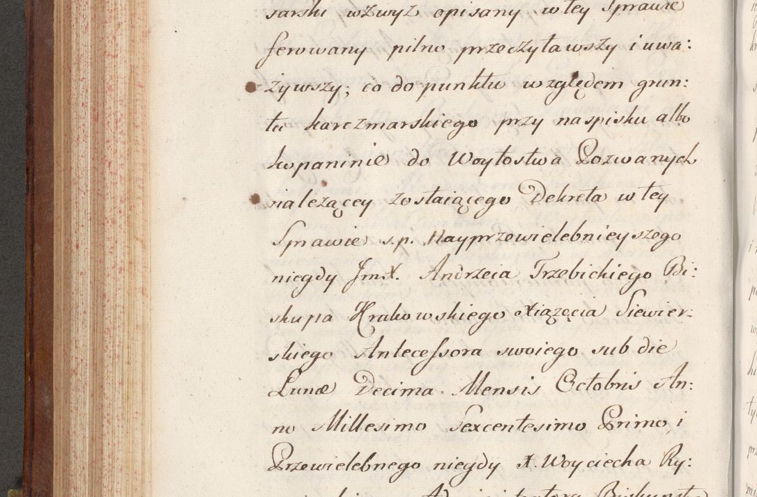 Zdjęcie nr 452 dla obiektu archiwalnego: Volumen VI actorum episcopalium R. D. Joannis Małachowski, episcopi Cracoviensis, ducis Severiae de anno 1692 et 1693, quorum index ad finem videatur