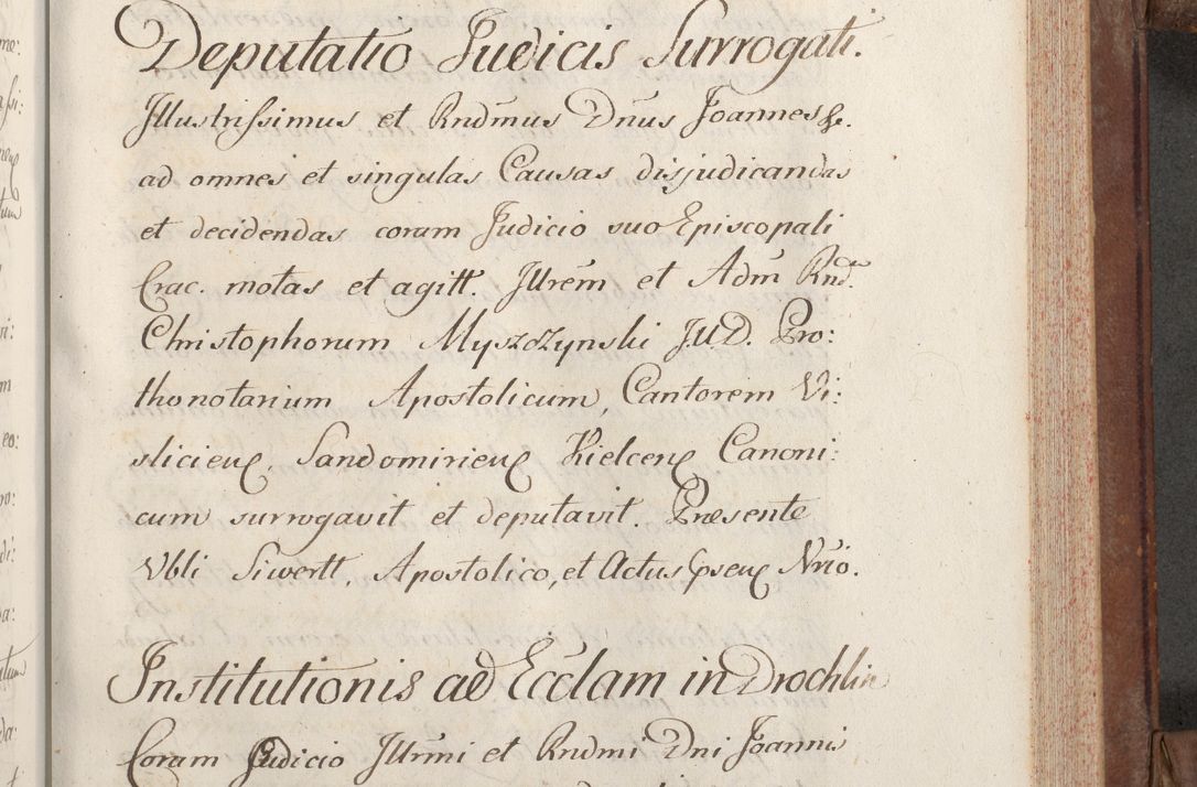Zdjęcie nr 415 dla obiektu archiwalnego: Volumen VI actorum episcopalium R. D. Joannis Małachowski, episcopi Cracoviensis, ducis Severiae de anno 1692 et 1693, quorum index ad finem videatur