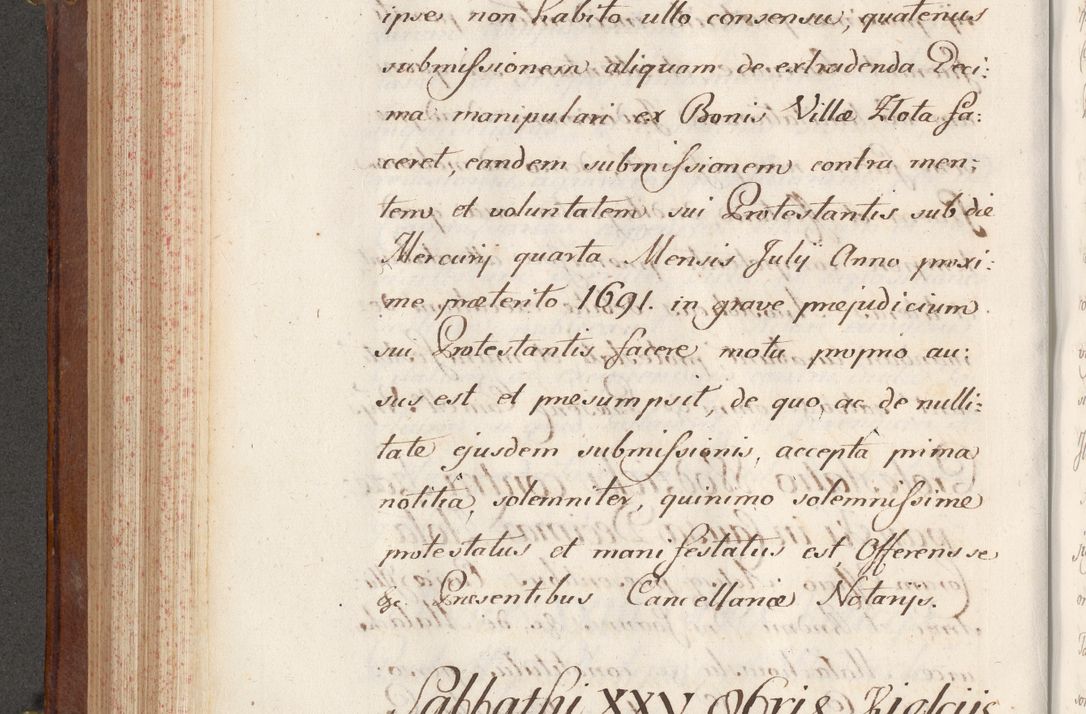 Zdjęcie nr 408 dla obiektu archiwalnego: Volumen VI actorum episcopalium R. D. Joannis Małachowski, episcopi Cracoviensis, ducis Severiae de anno 1692 et 1693, quorum index ad finem videatur