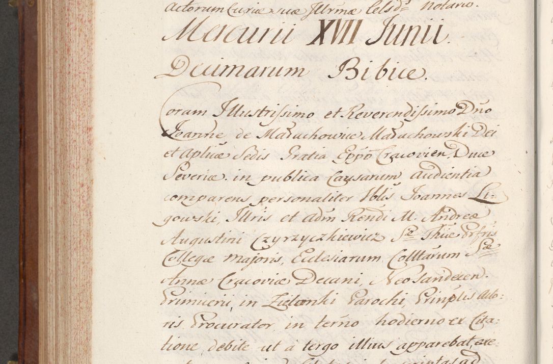 Zdjęcie nr 764 dla obiektu archiwalnego: Volumen VI actorum episcopalium R. D. Joannis Małachowski, episcopi Cracoviensis, ducis Severiae de anno 1692 et 1693, quorum index ad finem videatur