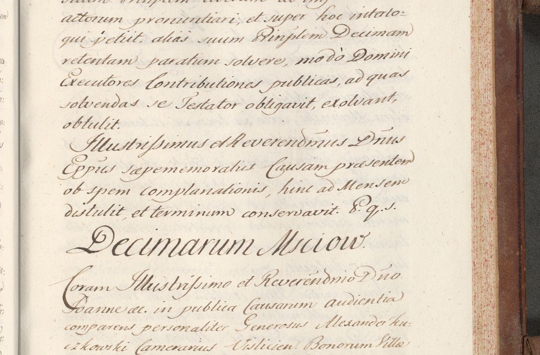 Zdjęcie nr 751 dla obiektu archiwalnego: Volumen VI actorum episcopalium R. D. Joannis Małachowski, episcopi Cracoviensis, ducis Severiae de anno 1692 et 1693, quorum index ad finem videatur