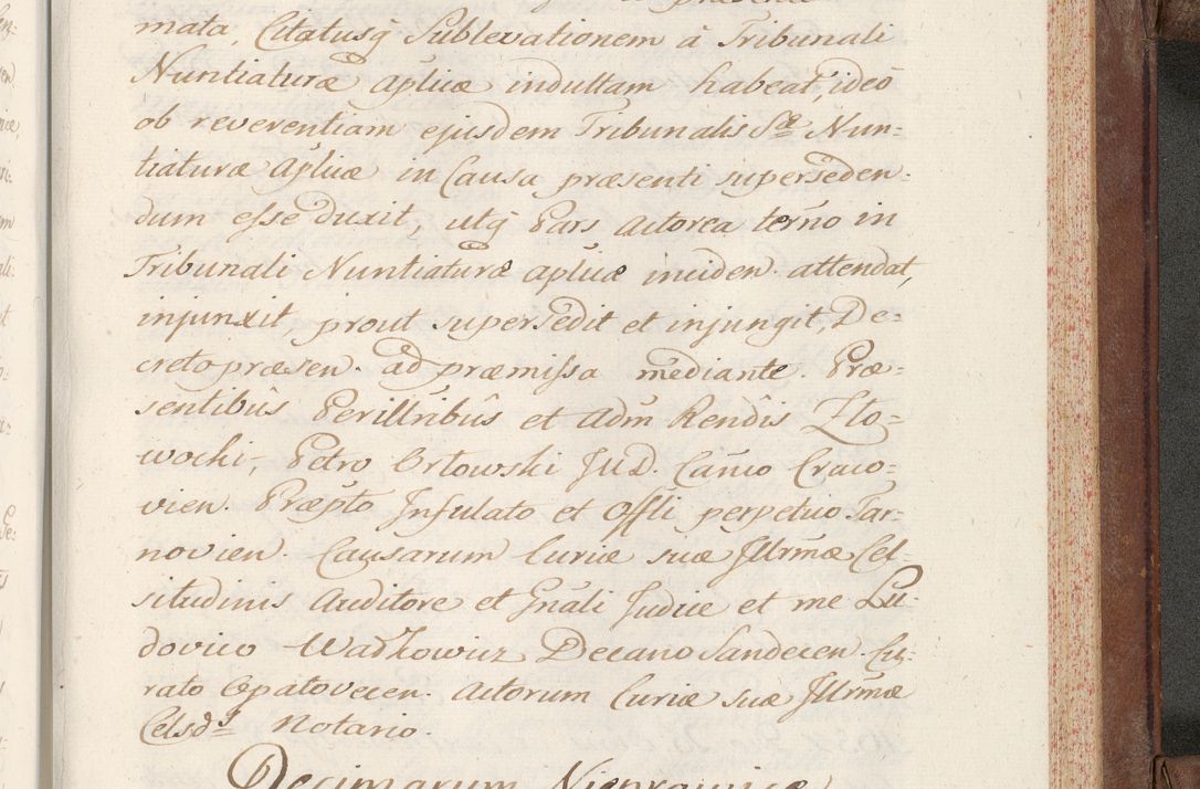 Zdjęcie nr 745 dla obiektu archiwalnego: Volumen VI actorum episcopalium R. D. Joannis Małachowski, episcopi Cracoviensis, ducis Severiae de anno 1692 et 1693, quorum index ad finem videatur