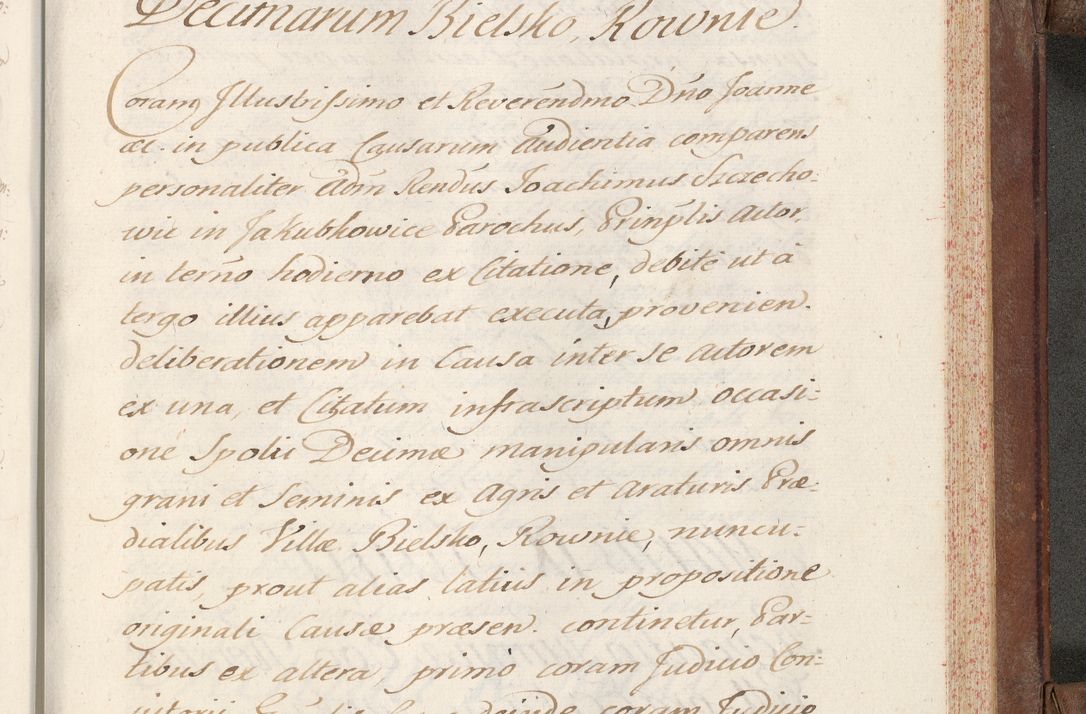 Zdjęcie nr 741 dla obiektu archiwalnego: Volumen VI actorum episcopalium R. D. Joannis Małachowski, episcopi Cracoviensis, ducis Severiae de anno 1692 et 1693, quorum index ad finem videatur