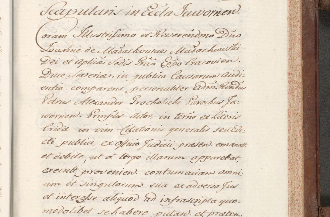 Zdjęcie nr 731 dla obiektu archiwalnego: Volumen VI actorum episcopalium R. D. Joannis Małachowski, episcopi Cracoviensis, ducis Severiae de anno 1692 et 1693, quorum index ad finem videatur