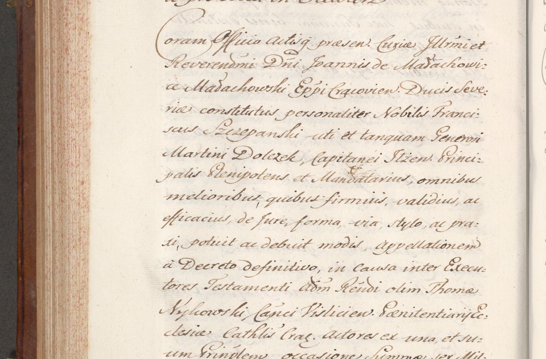 Zdjęcie nr 730 dla obiektu archiwalnego: Volumen VI actorum episcopalium R. D. Joannis Małachowski, episcopi Cracoviensis, ducis Severiae de anno 1692 et 1693, quorum index ad finem videatur