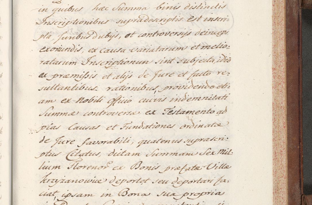 Zdjęcie nr 729 dla obiektu archiwalnego: Volumen VI actorum episcopalium R. D. Joannis Małachowski, episcopi Cracoviensis, ducis Severiae de anno 1692 et 1693, quorum index ad finem videatur