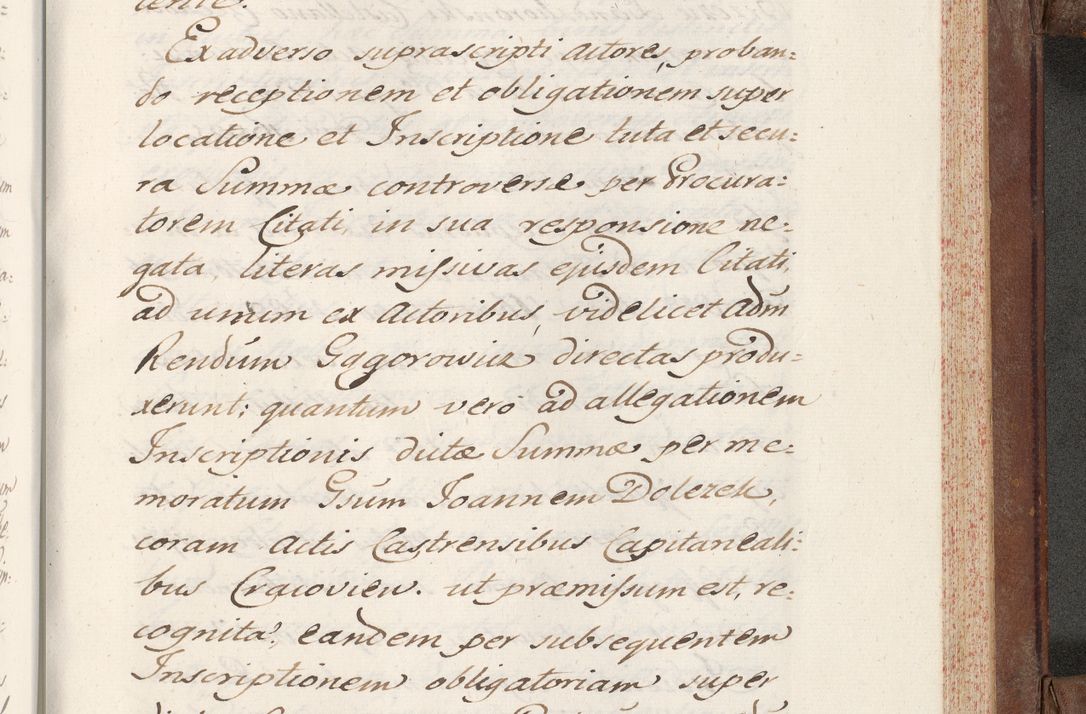Zdjęcie nr 727 dla obiektu archiwalnego: Volumen VI actorum episcopalium R. D. Joannis Małachowski, episcopi Cracoviensis, ducis Severiae de anno 1692 et 1693, quorum index ad finem videatur