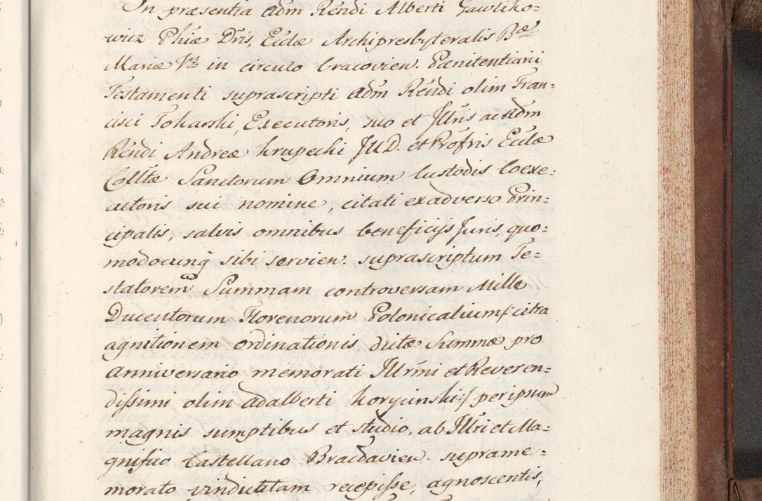 Zdjęcie nr 705 dla obiektu archiwalnego: Volumen VI actorum episcopalium R. D. Joannis Małachowski, episcopi Cracoviensis, ducis Severiae de anno 1692 et 1693, quorum index ad finem videatur