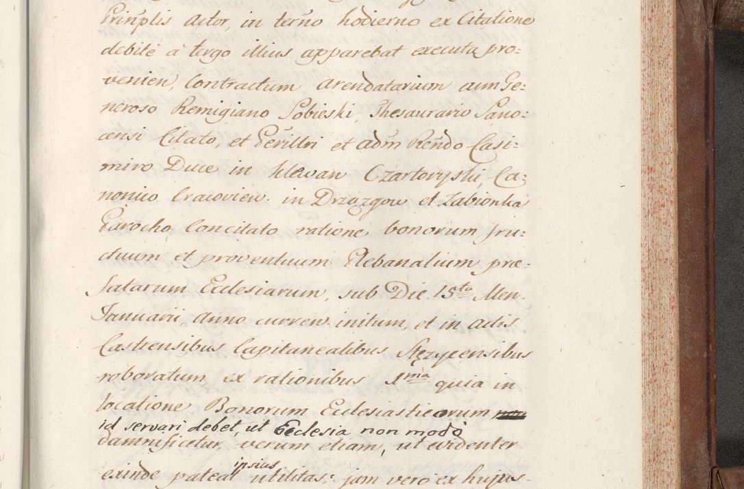 Zdjęcie nr 691 dla obiektu archiwalnego: Volumen VI actorum episcopalium R. D. Joannis Małachowski, episcopi Cracoviensis, ducis Severiae de anno 1692 et 1693, quorum index ad finem videatur