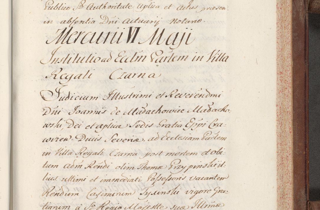 Zdjęcie nr 681 dla obiektu archiwalnego: Volumen VI actorum episcopalium R. D. Joannis Małachowski, episcopi Cracoviensis, ducis Severiae de anno 1692 et 1693, quorum index ad finem videatur
