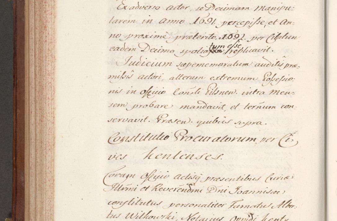 Zdjęcie nr 676 dla obiektu archiwalnego: Volumen VI actorum episcopalium R. D. Joannis Małachowski, episcopi Cracoviensis, ducis Severiae de anno 1692 et 1693, quorum index ad finem videatur