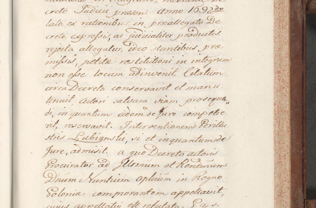 Zdjęcie nr 671 dla obiektu archiwalnego: Volumen VI actorum episcopalium R. D. Joannis Małachowski, episcopi Cracoviensis, ducis Severiae de anno 1692 et 1693, quorum index ad finem videatur