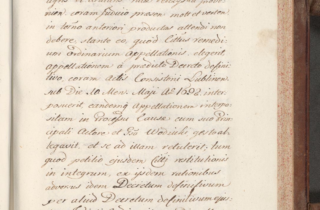 Zdjęcie nr 669 dla obiektu archiwalnego: Volumen VI actorum episcopalium R. D. Joannis Małachowski, episcopi Cracoviensis, ducis Severiae de anno 1692 et 1693, quorum index ad finem videatur