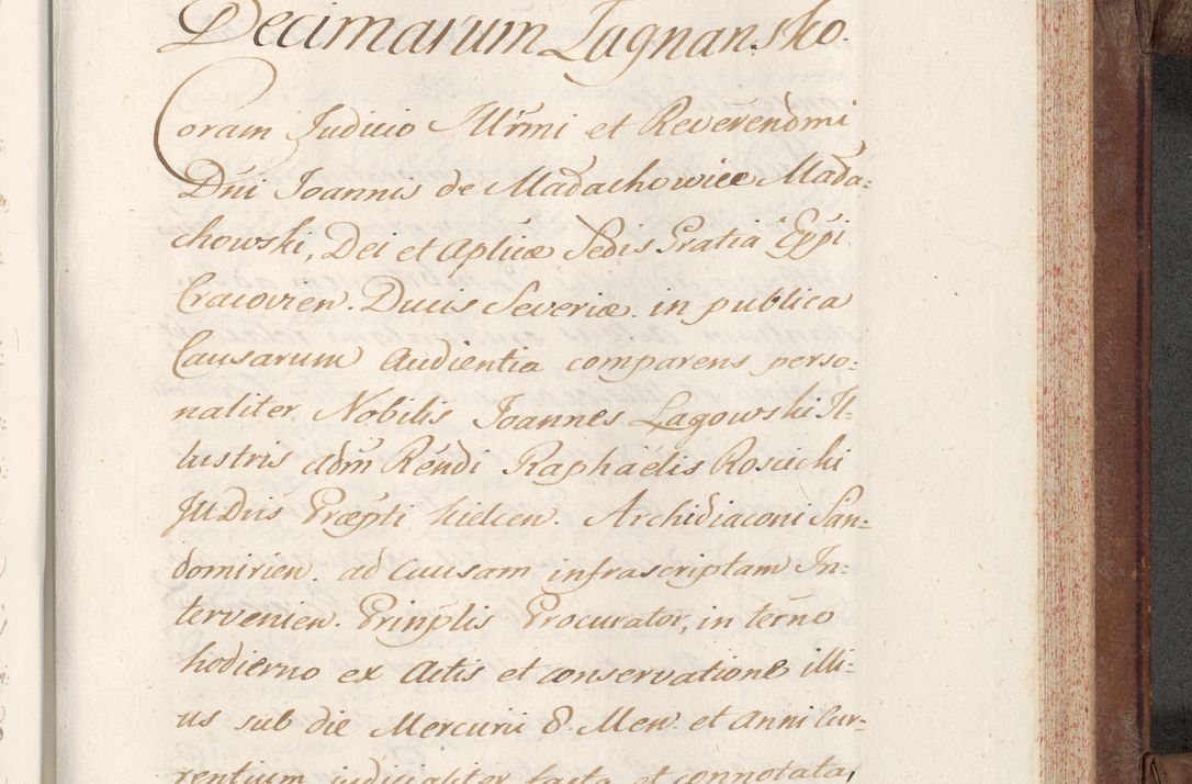 Zdjęcie nr 659 dla obiektu archiwalnego: Volumen VI actorum episcopalium R. D. Joannis Małachowski, episcopi Cracoviensis, ducis Severiae de anno 1692 et 1693, quorum index ad finem videatur