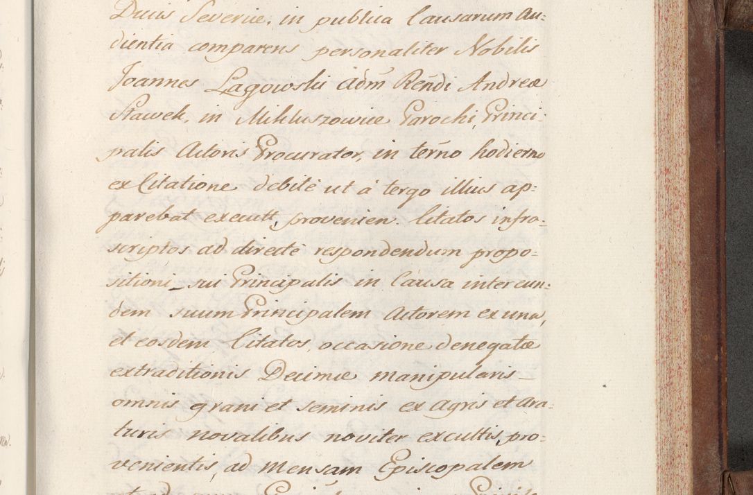 Zdjęcie nr 649 dla obiektu archiwalnego: Volumen VI actorum episcopalium R. D. Joannis Małachowski, episcopi Cracoviensis, ducis Severiae de anno 1692 et 1693, quorum index ad finem videatur