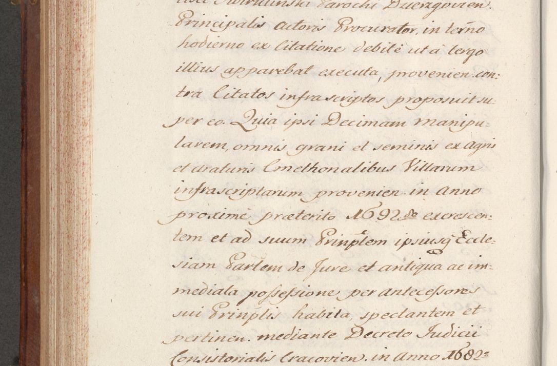 Zdjęcie nr 642 dla obiektu archiwalnego: Volumen VI actorum episcopalium R. D. Joannis Małachowski, episcopi Cracoviensis, ducis Severiae de anno 1692 et 1693, quorum index ad finem videatur