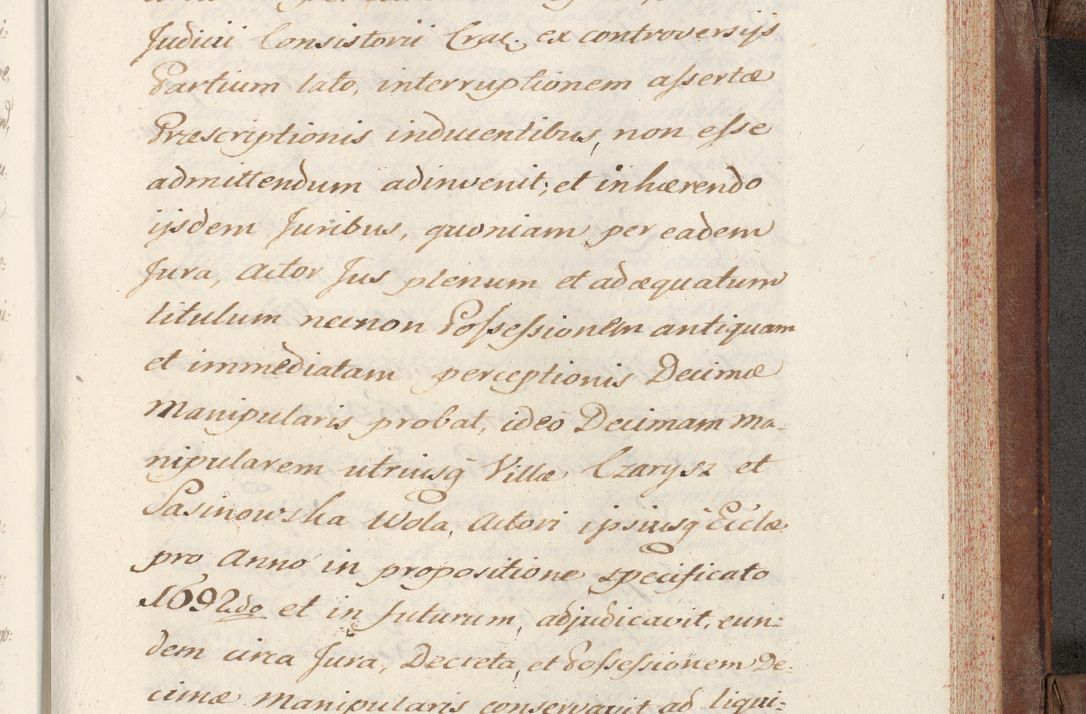 Zdjęcie nr 641 dla obiektu archiwalnego: Volumen VI actorum episcopalium R. D. Joannis Małachowski, episcopi Cracoviensis, ducis Severiae de anno 1692 et 1693, quorum index ad finem videatur