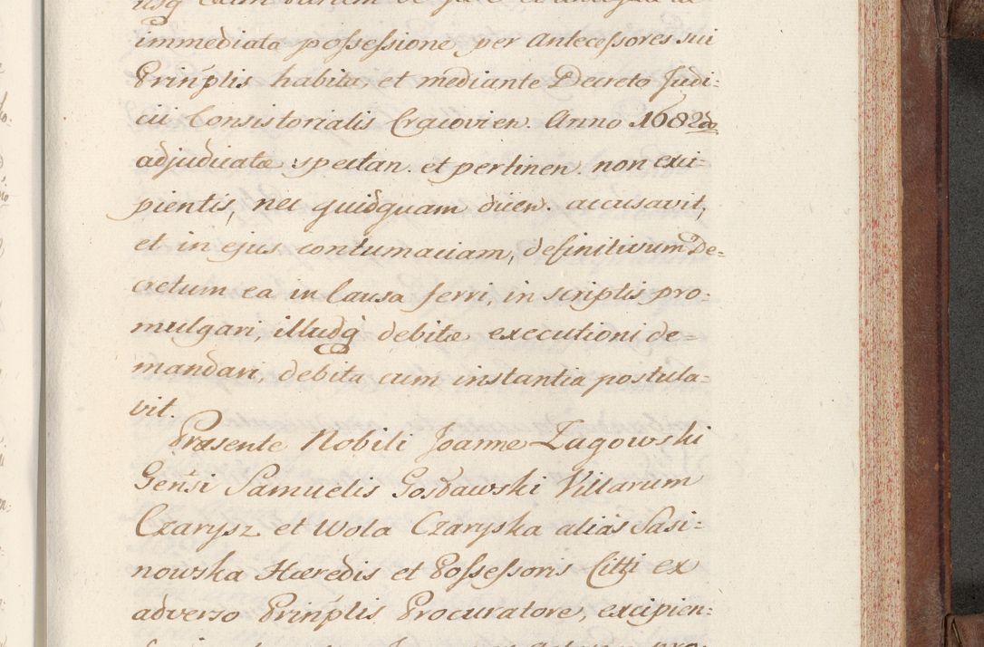 Zdjęcie nr 639 dla obiektu archiwalnego: Volumen VI actorum episcopalium R. D. Joannis Małachowski, episcopi Cracoviensis, ducis Severiae de anno 1692 et 1693, quorum index ad finem videatur