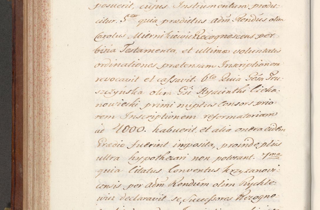Zdjęcie nr 632 dla obiektu archiwalnego: Volumen VI actorum episcopalium R. D. Joannis Małachowski, episcopi Cracoviensis, ducis Severiae de anno 1692 et 1693, quorum index ad finem videatur