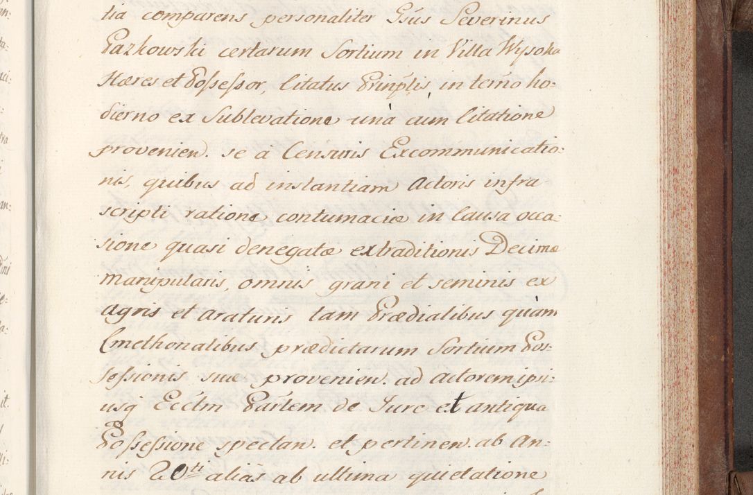 Zdjęcie nr 617 dla obiektu archiwalnego: Volumen VI actorum episcopalium R. D. Joannis Małachowski, episcopi Cracoviensis, ducis Severiae de anno 1692 et 1693, quorum index ad finem videatur