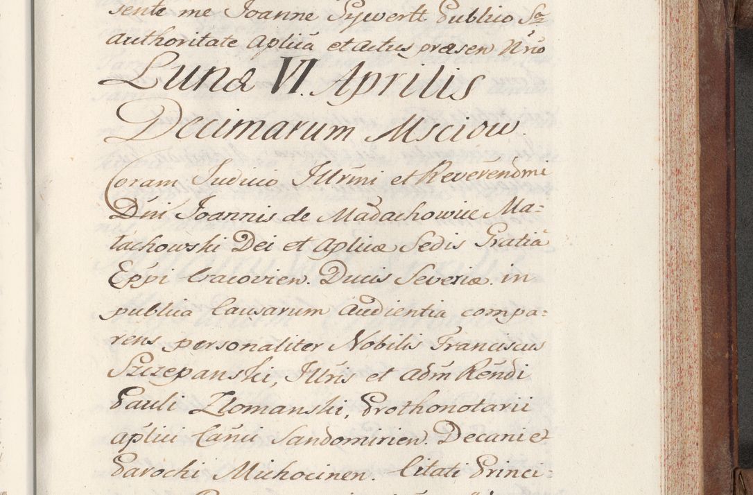 Zdjęcie nr 613 dla obiektu archiwalnego: Volumen VI actorum episcopalium R. D. Joannis Małachowski, episcopi Cracoviensis, ducis Severiae de anno 1692 et 1693, quorum index ad finem videatur