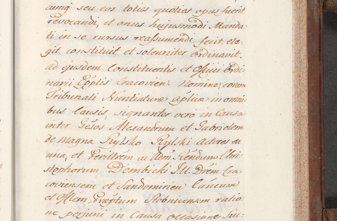 Zdjęcie nr 609 dla obiektu archiwalnego: Volumen VI actorum episcopalium R. D. Joannis Małachowski, episcopi Cracoviensis, ducis Severiae de anno 1692 et 1693, quorum index ad finem videatur