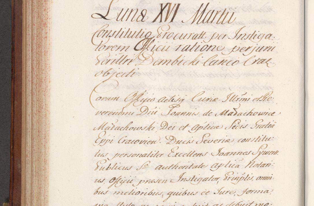 Zdjęcie nr 608 dla obiektu archiwalnego: Volumen VI actorum episcopalium R. D. Joannis Małachowski, episcopi Cracoviensis, ducis Severiae de anno 1692 et 1693, quorum index ad finem videatur