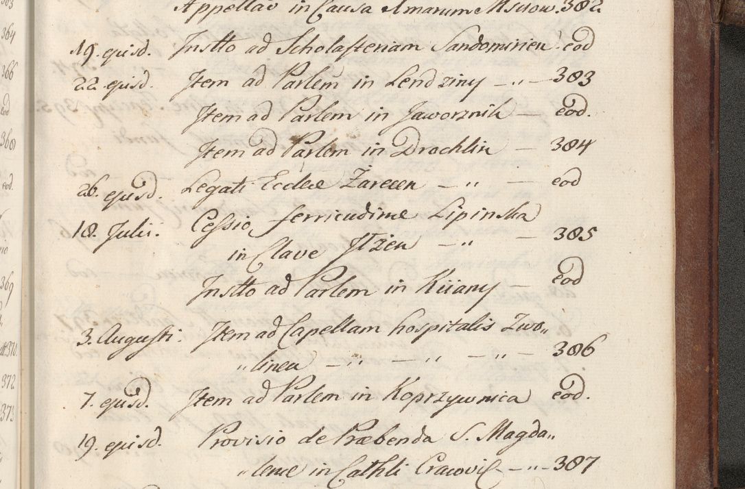 Zdjęcie nr 927 dla obiektu archiwalnego: Volumen VI actorum episcopalium R. D. Joannis Małachowski, episcopi Cracoviensis, ducis Severiae de anno 1692 et 1693, quorum index ad finem videatur