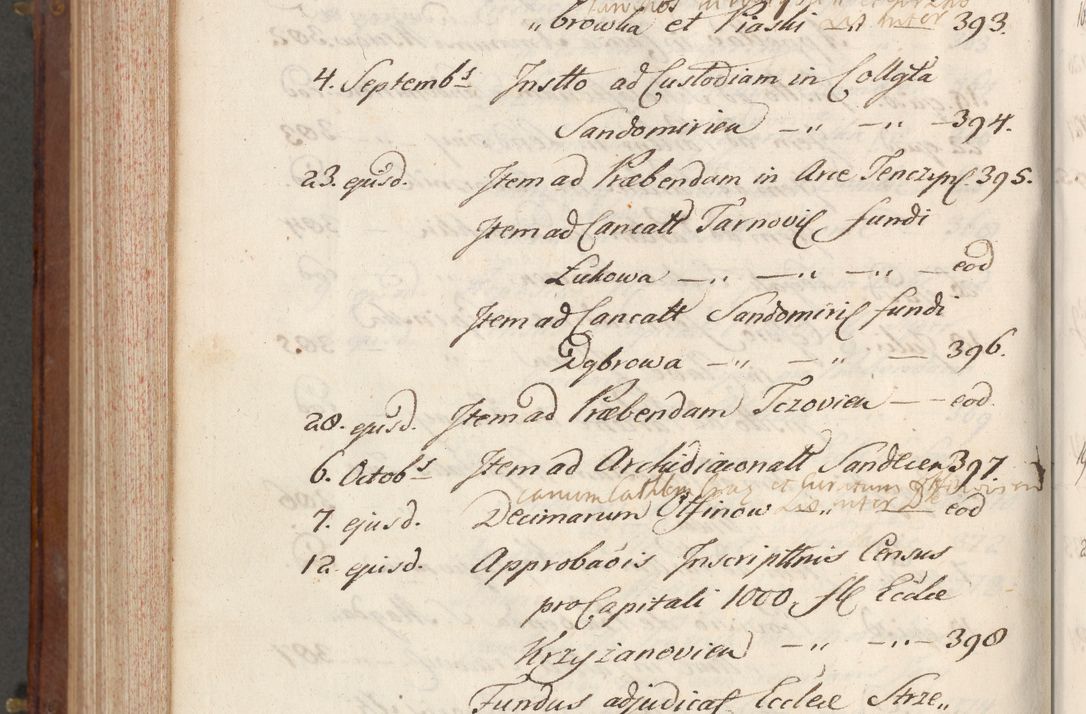 Zdjęcie nr 928 dla obiektu archiwalnego: Volumen VI actorum episcopalium R. D. Joannis Małachowski, episcopi Cracoviensis, ducis Severiae de anno 1692 et 1693, quorum index ad finem videatur