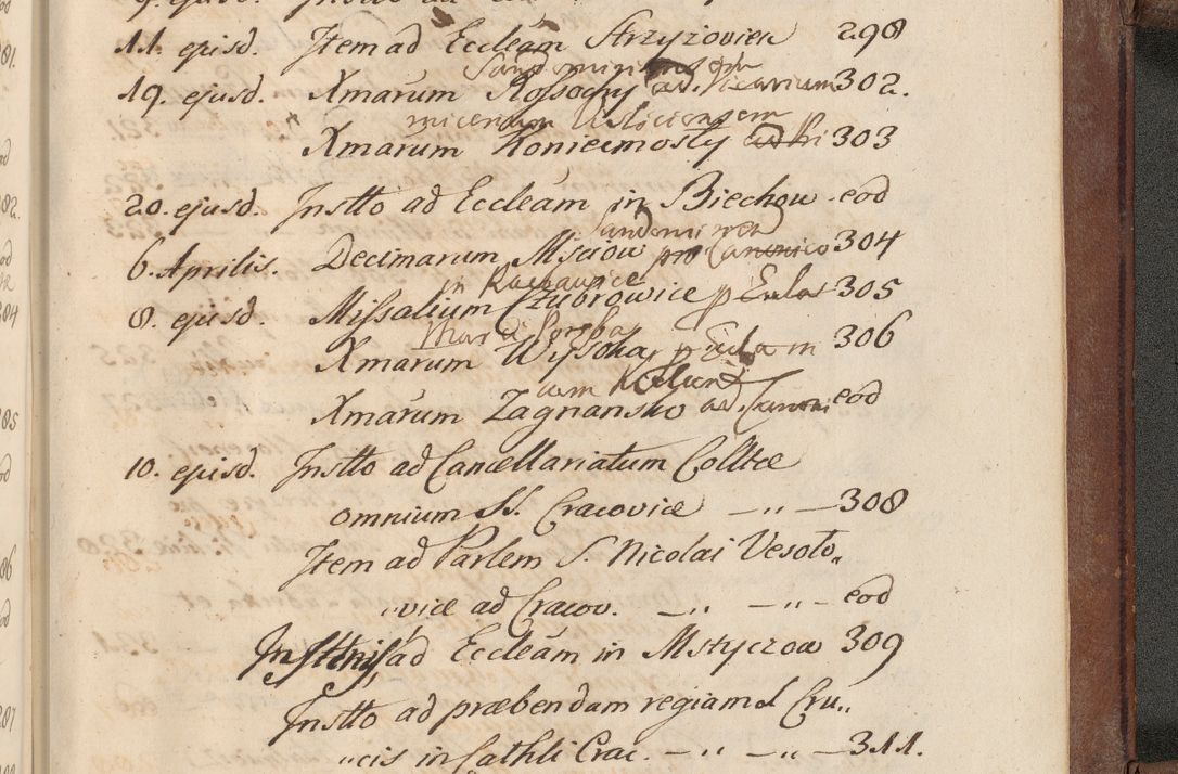 Zdjęcie nr 923 dla obiektu archiwalnego: Volumen VI actorum episcopalium R. D. Joannis Małachowski, episcopi Cracoviensis, ducis Severiae de anno 1692 et 1693, quorum index ad finem videatur