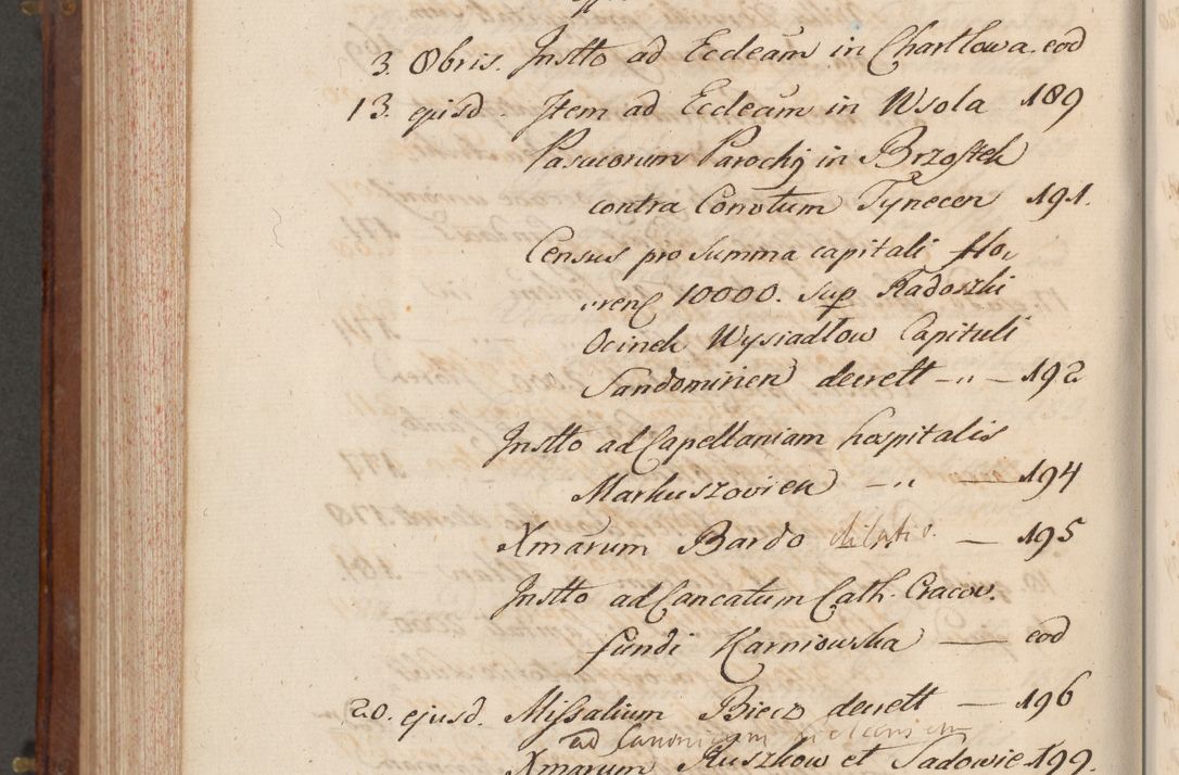 Zdjęcie nr 918 dla obiektu archiwalnego: Volumen VI actorum episcopalium R. D. Joannis Małachowski, episcopi Cracoviensis, ducis Severiae de anno 1692 et 1693, quorum index ad finem videatur