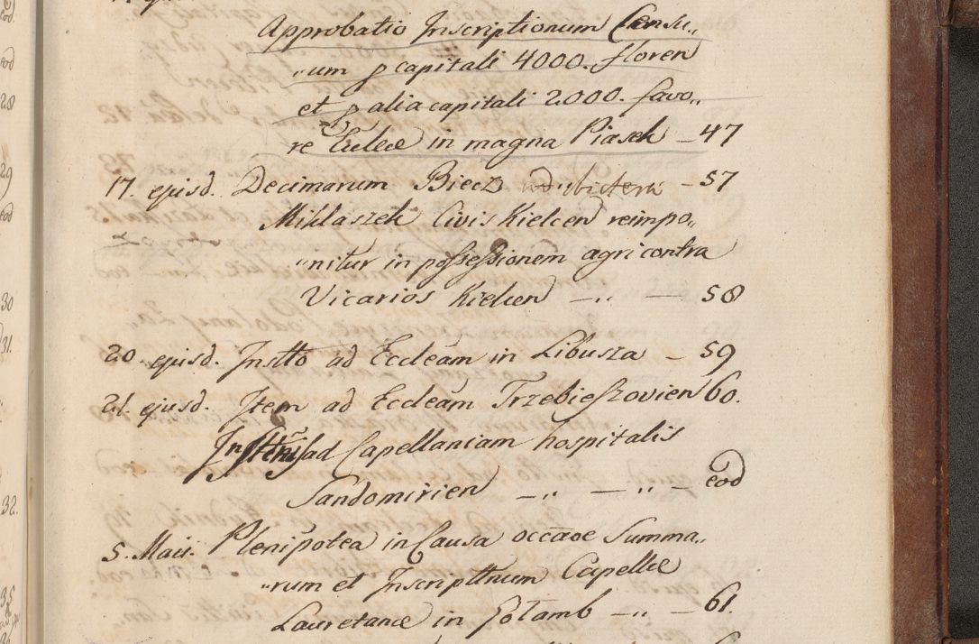 Zdjęcie nr 911 dla obiektu archiwalnego: Volumen VI actorum episcopalium R. D. Joannis Małachowski, episcopi Cracoviensis, ducis Severiae de anno 1692 et 1693, quorum index ad finem videatur