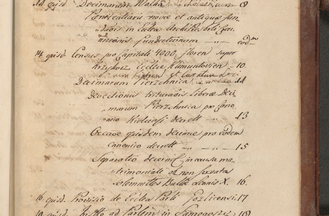Zdjęcie nr 909 dla obiektu archiwalnego: Volumen VI actorum episcopalium R. D. Joannis Małachowski, episcopi Cracoviensis, ducis Severiae de anno 1692 et 1693, quorum index ad finem videatur
