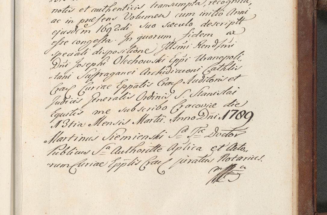 Zdjęcie nr 903 dla obiektu archiwalnego: Volumen VI actorum episcopalium R. D. Joannis Małachowski, episcopi Cracoviensis, ducis Severiae de anno 1692 et 1693, quorum index ad finem videatur