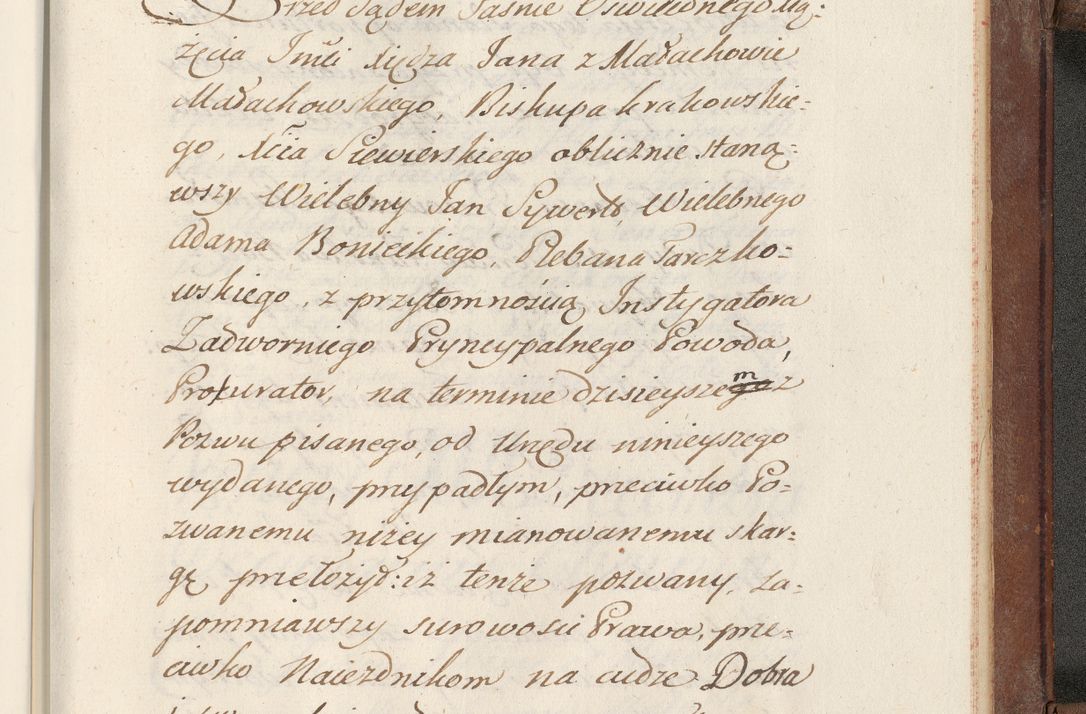 Zdjęcie nr 897 dla obiektu archiwalnego: Volumen VI actorum episcopalium R. D. Joannis Małachowski, episcopi Cracoviensis, ducis Severiae de anno 1692 et 1693, quorum index ad finem videatur
