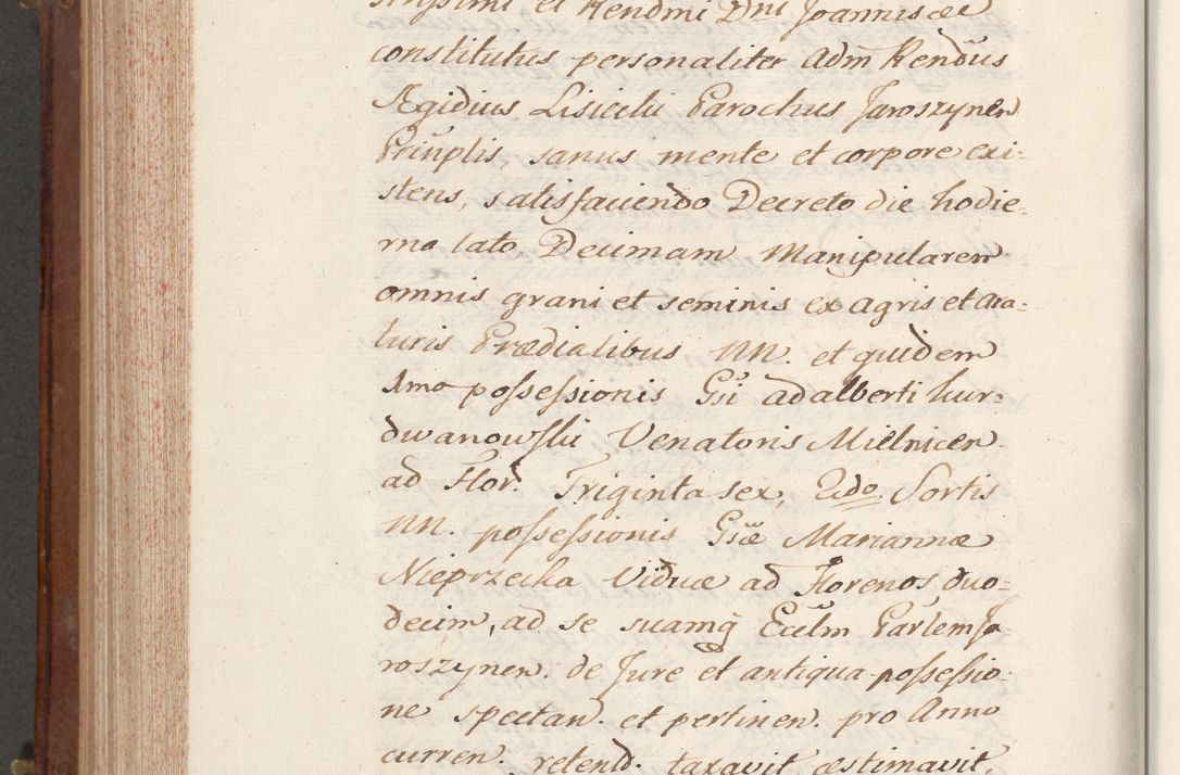 Zdjęcie nr 896 dla obiektu archiwalnego: Volumen VI actorum episcopalium R. D. Joannis Małachowski, episcopi Cracoviensis, ducis Severiae de anno 1692 et 1693, quorum index ad finem videatur