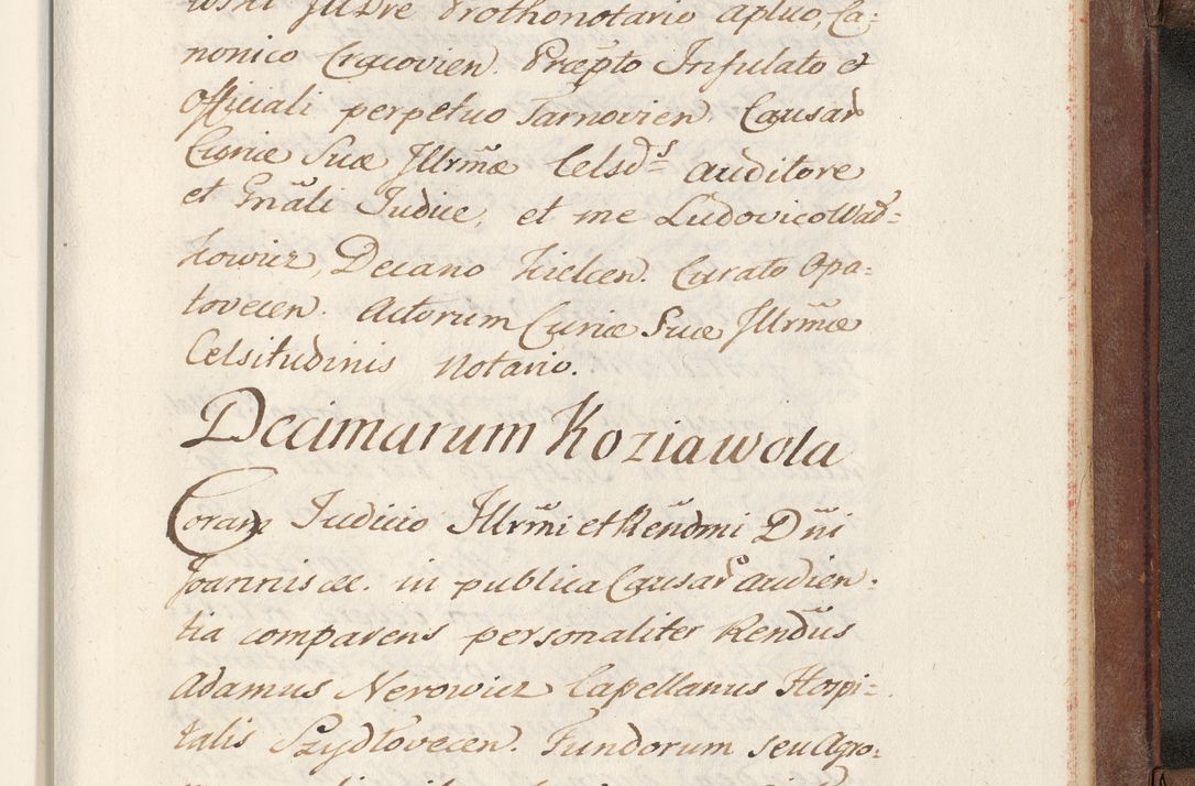 Zdjęcie nr 893 dla obiektu archiwalnego: Volumen VI actorum episcopalium R. D. Joannis Małachowski, episcopi Cracoviensis, ducis Severiae de anno 1692 et 1693, quorum index ad finem videatur